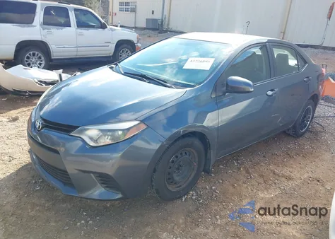 2014 Toyota Corolla L z USA, uszkodzony, nr VIN 2T1BURHE2EC027800